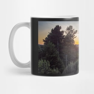 Golden Sunset from the Trees Mug